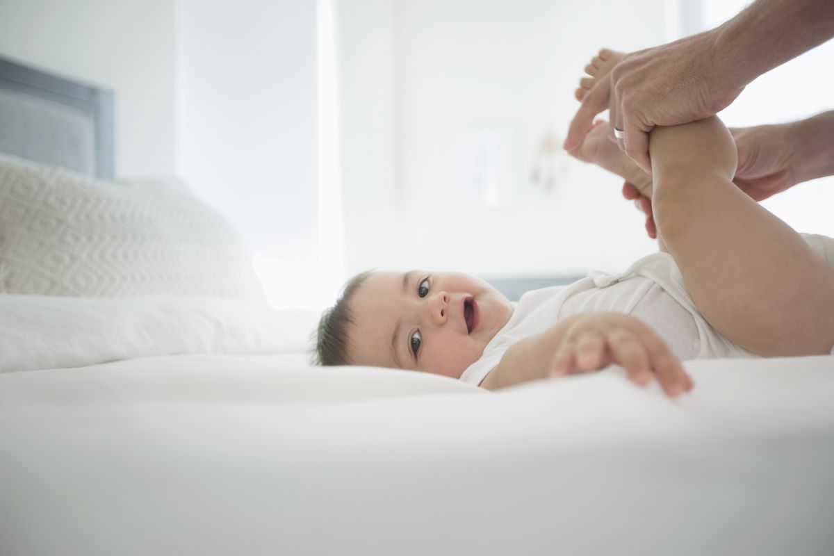 Различни причини за кървави ГЛАВА при вашето бебе